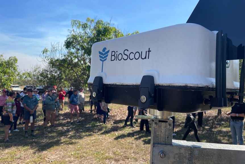Close up of BioScout automated disease detection unit