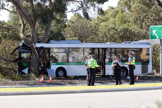A Department of Fire and Emergency Services spokesperson confirmed no one was trapped in the vehicle.