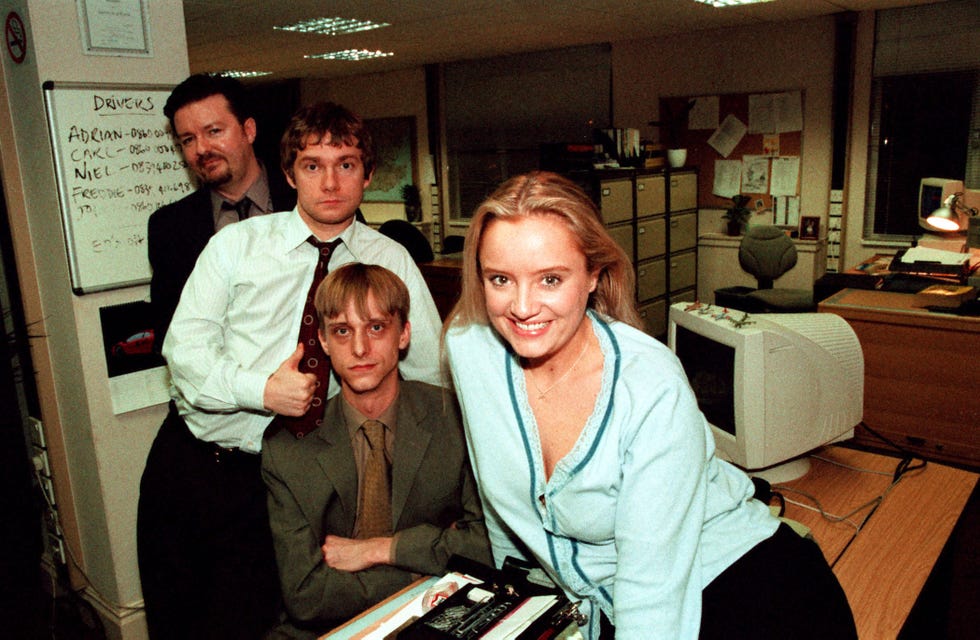 Ricky Gervais, Martin Freeman, Mackenzie Crook, Lucy Davis, The Office season 1 ricky gervais, martin freeman, mackenzie crook, lucy davis, the office season 1