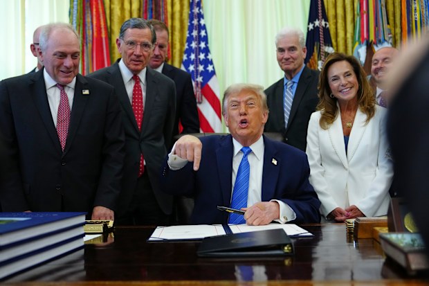 Donald Trump has told reporters he loves 'the inflation'.