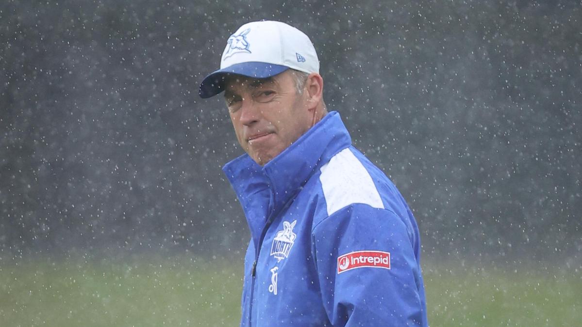North Melbourne coach Alastair Clarkson says he is not feeling extra pressure after smashing from Fremantle
