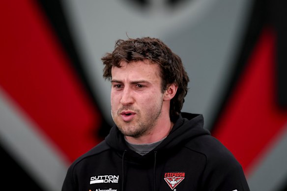 Andrew McGrath has stepped up as skipper in one of Essendon’s most challenging periods on-field.