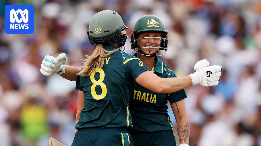 Ellyse Perry and Ash Gardner carry Australia to T20 World Cup win over India