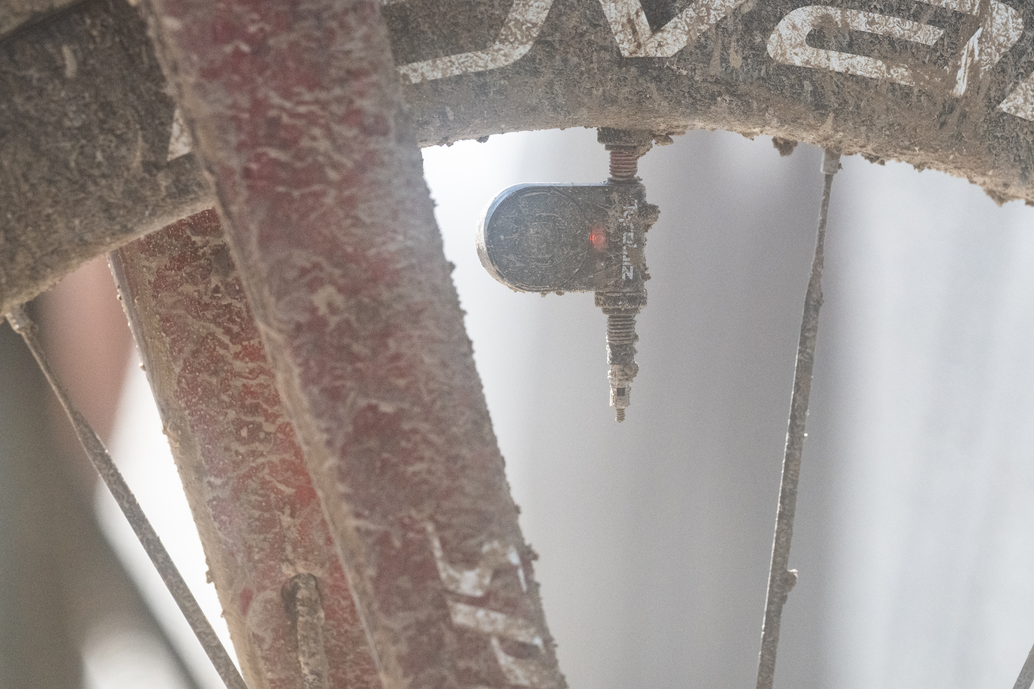 Photos of the bikes from the finish line of Unbound Gravel 2026