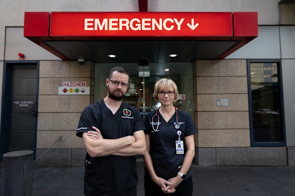 Dr Brendan Morrissey Dr Jacqueline Maplesden of  St Vincent’s Hospital.
