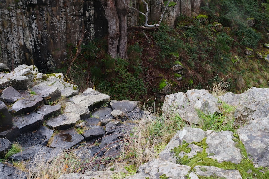 A granite cliff face