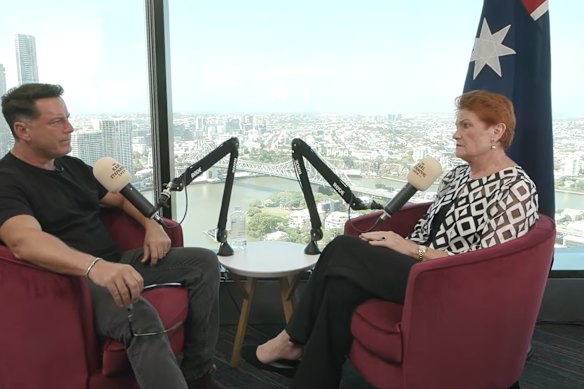 Flagging this: Karl Stefanovic talks with Pauline Hanson on his podcast.