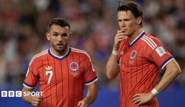 Scotland midfielders John McGinn and Scott McTominay