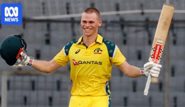 Cooper Connolly hits stunning century to hand Australia victory over Bangladesh in third ODI