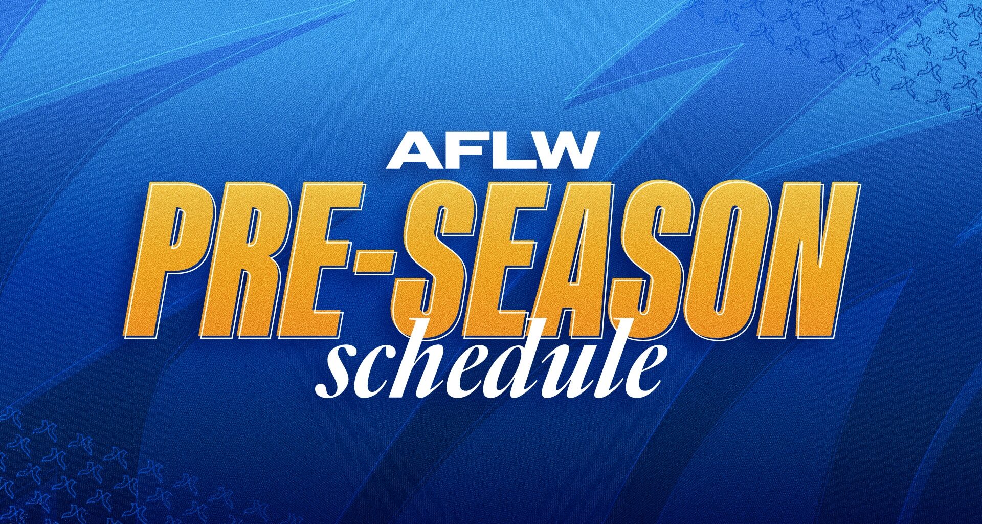 AFLW pre-season fixtures locked in for 2026