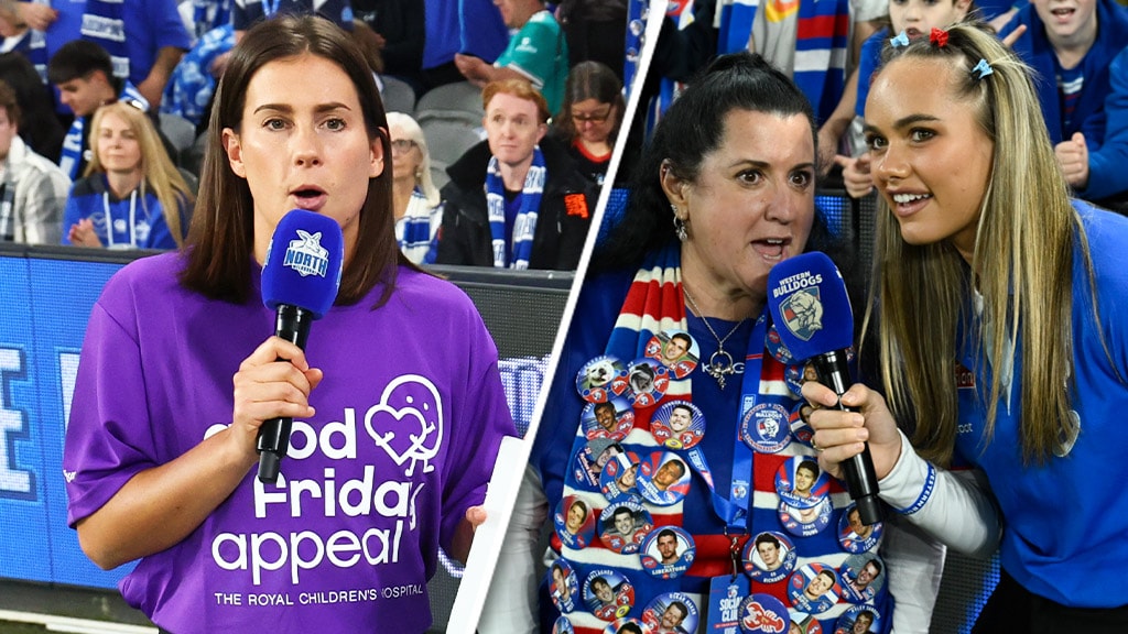 The growing trend putting AFLW players front and centre at men's games