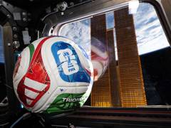 FIFA World Cup ball, Trionda, reaches space as NASA studies football technology aboard ISS