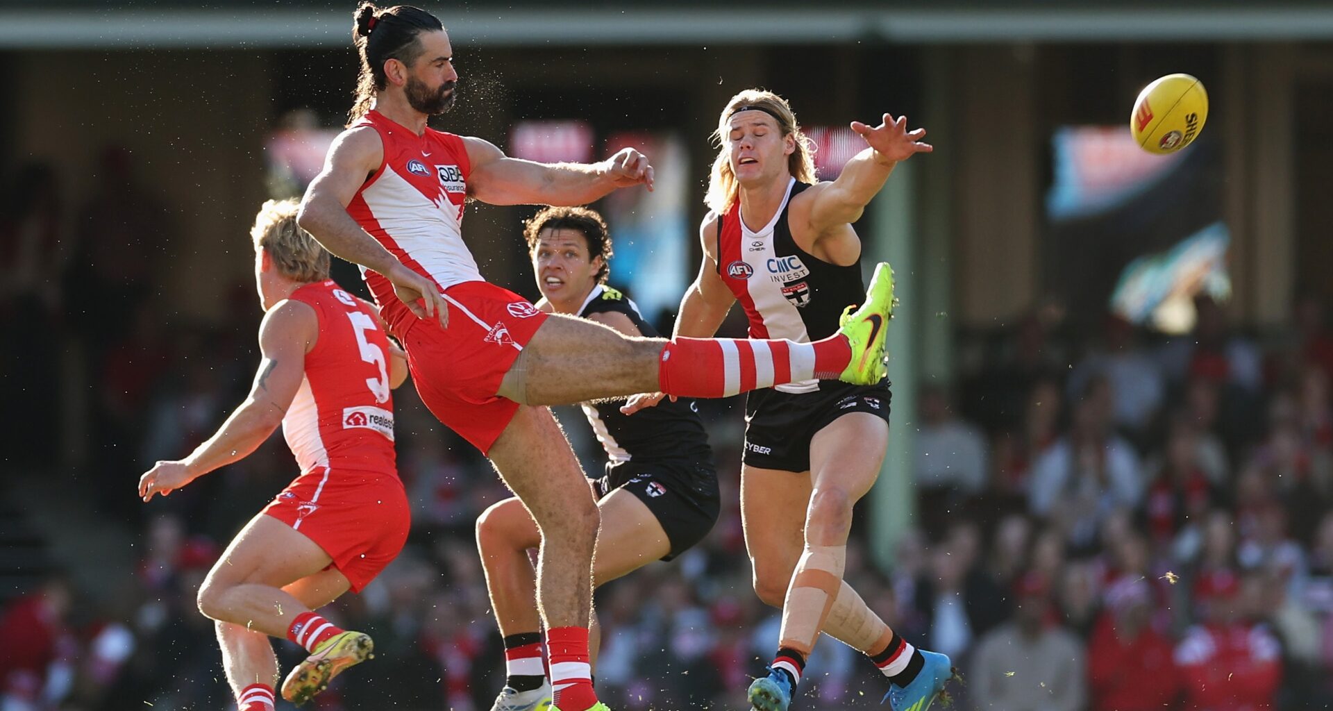 Final teams in as high-flying Swans host Saints. Follow LIVE from 3.15pm AEST