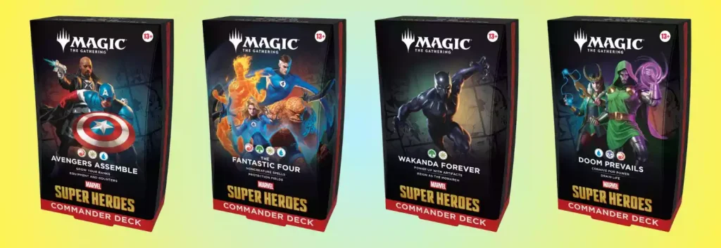 All 4 Marvel Commander Precons Decklists Leaks