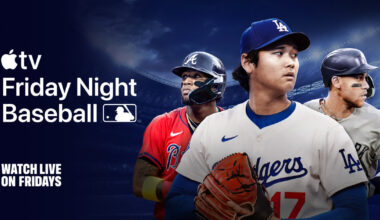 Apple and Major League Baseball announce July “Friday Night Baseball” schedule