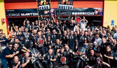 Paint it black: Aprilia thrashes Ducati at Mugello