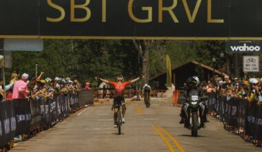 Keegan Swenson wins a fourth SBT GRVL while Sofia Gomez Villafañe makes late catch and pass of Sarah Lange in thrilling elite women's race