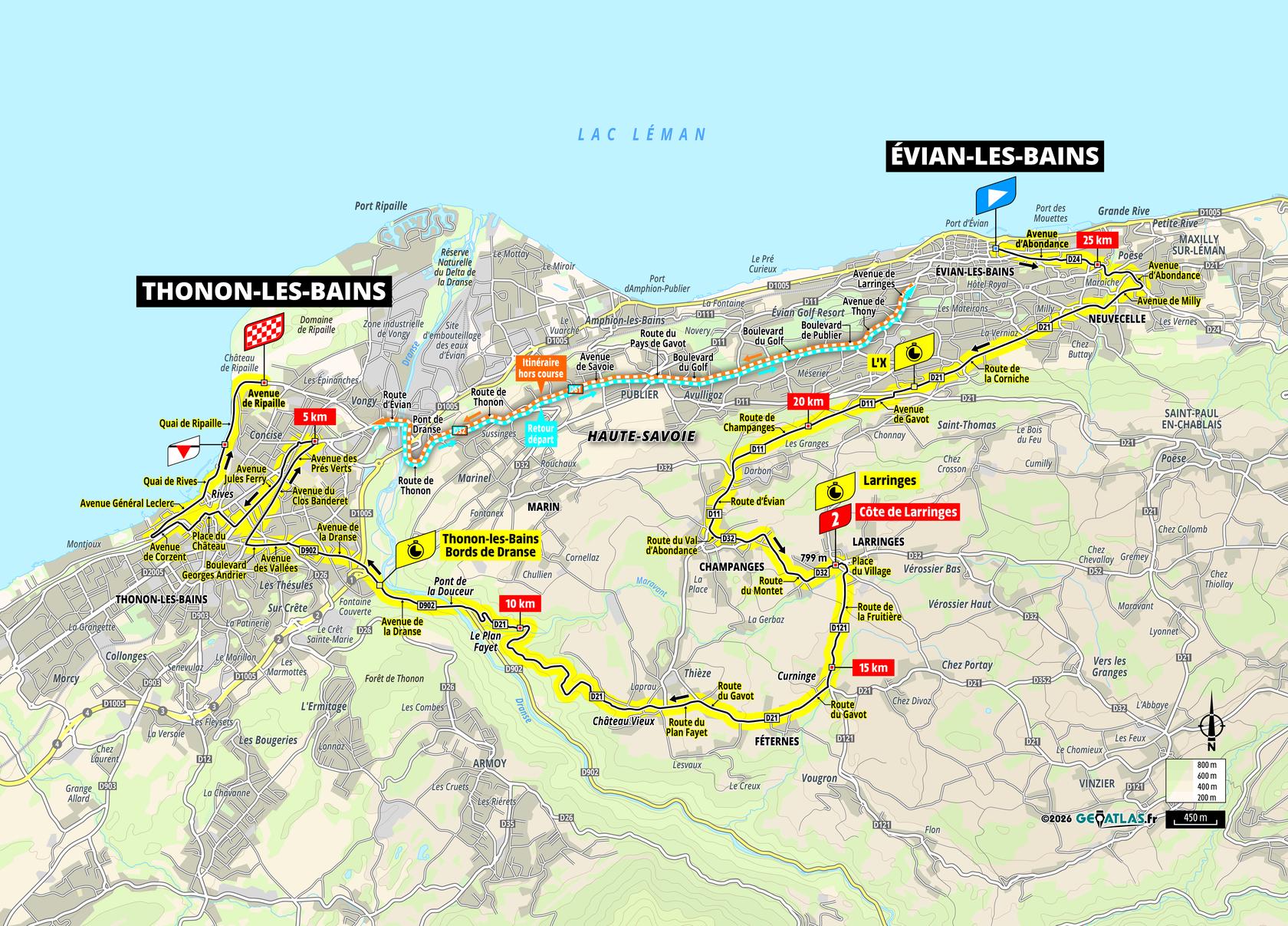 Route information for the 2026 Tour de France