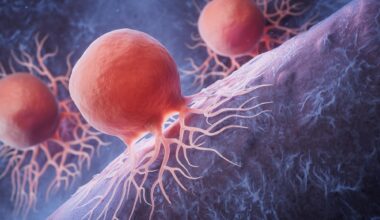 Biological Cancer Cells Rendering