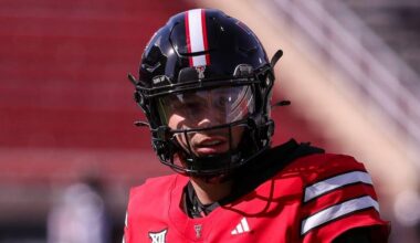 Texas Tech quarterback Brendan Sorsby