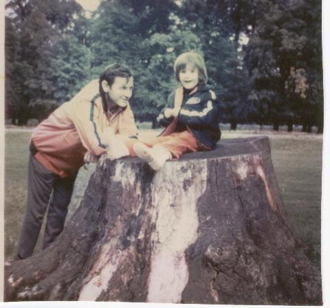 Amanda McLaren and her father Bruce