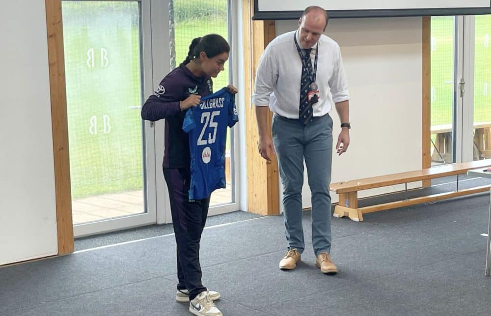 Cricket Star Bryony Welcomed Back to Hawford