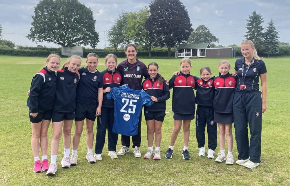 Cricket Star Bryony Welcomed Back to Hawford