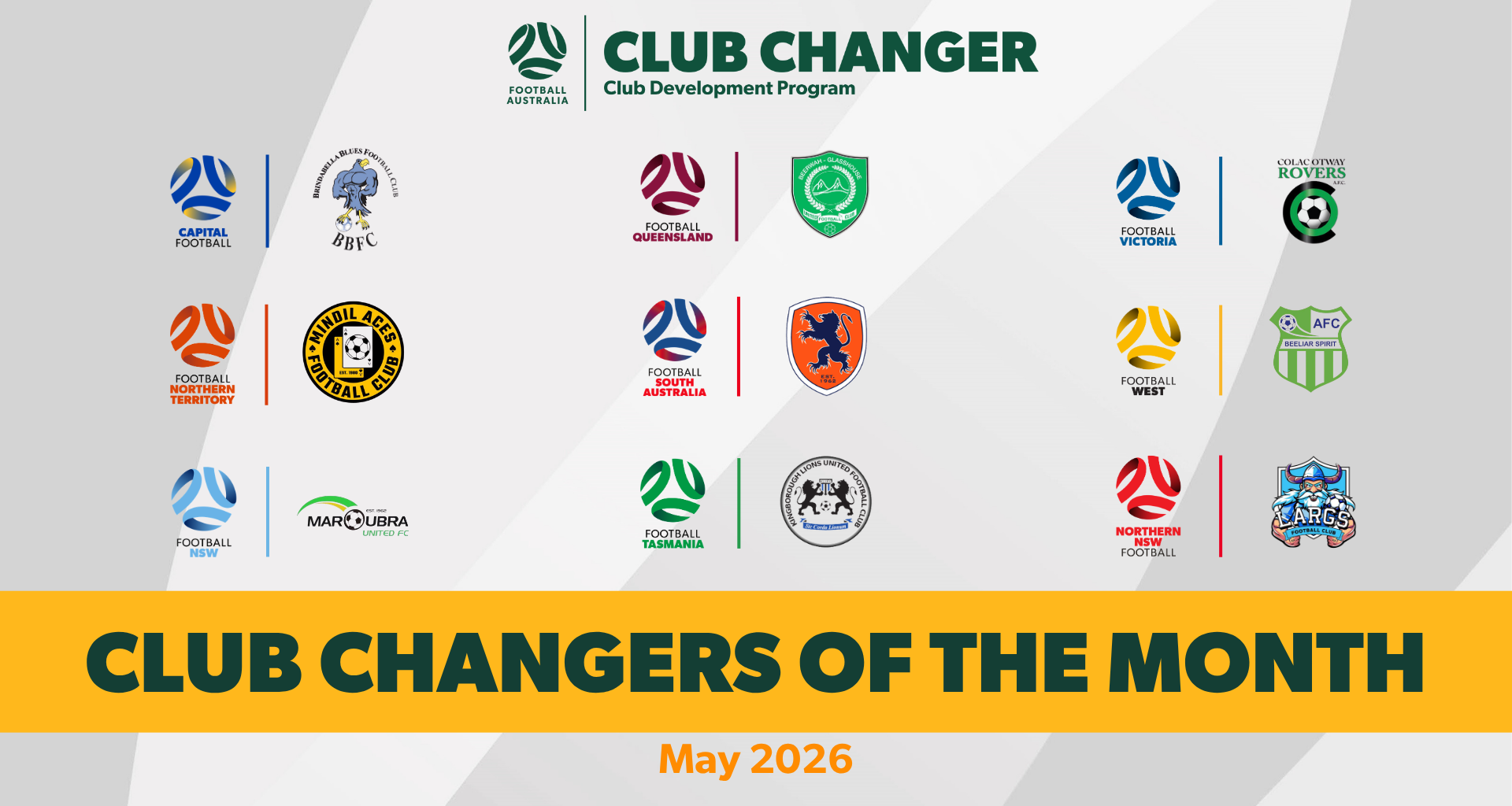 Club Changer of the Month - May 2026
