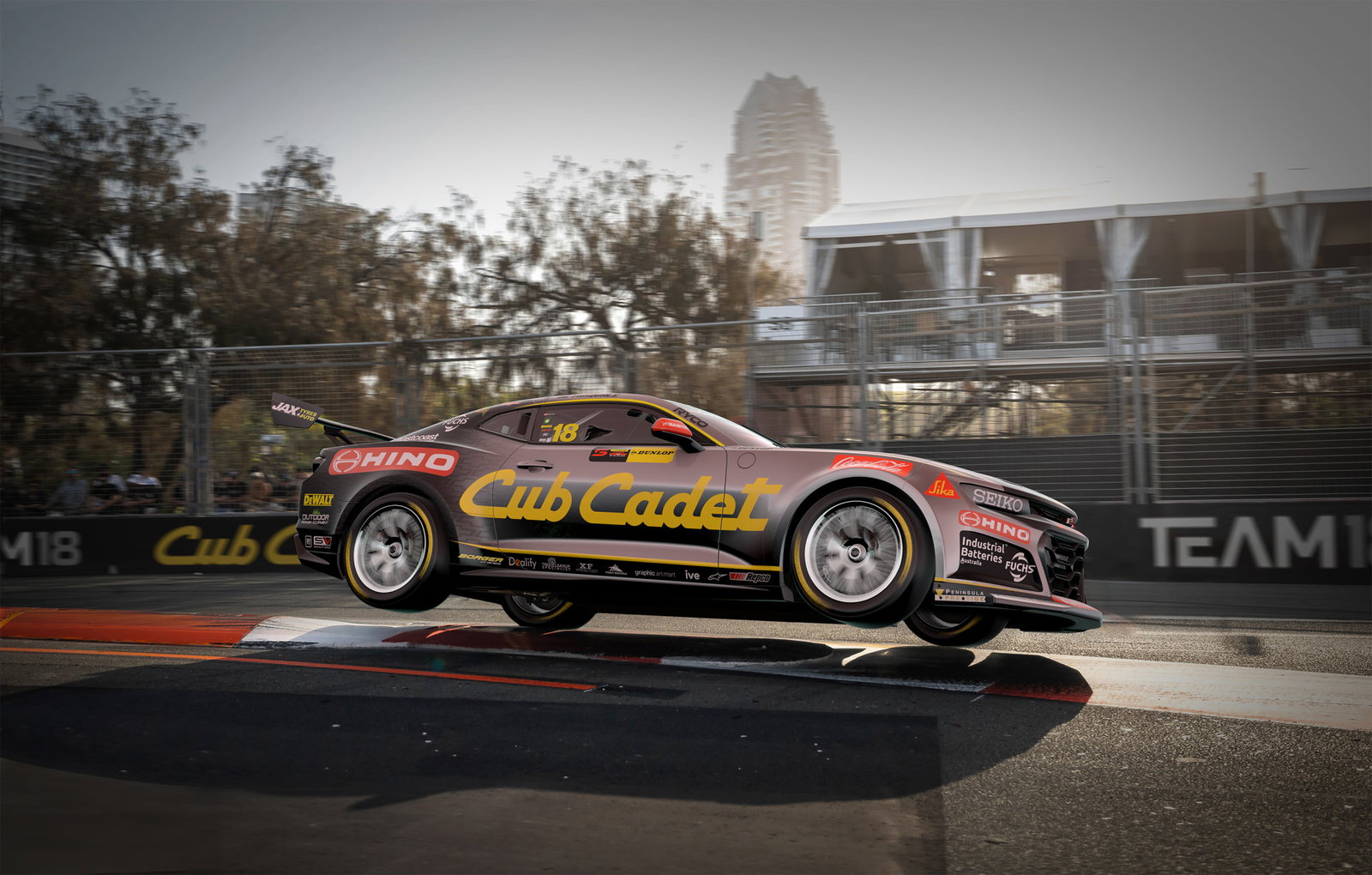 A render of a V8 Supercar
