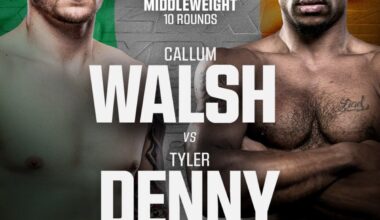 Zuffa Boxing Announces Callum Walsh Return, Aaron McKenna Title Fight