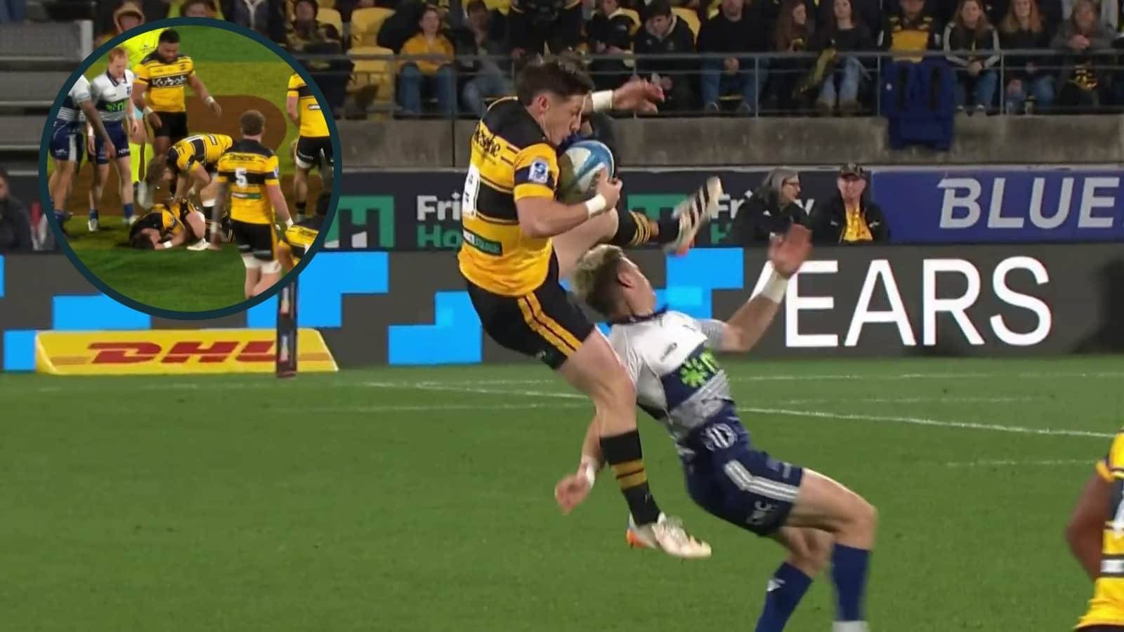 All Blacks: Cam Roigard slammed for 'disgusting' football antics in Hurricanes' semi-final victory