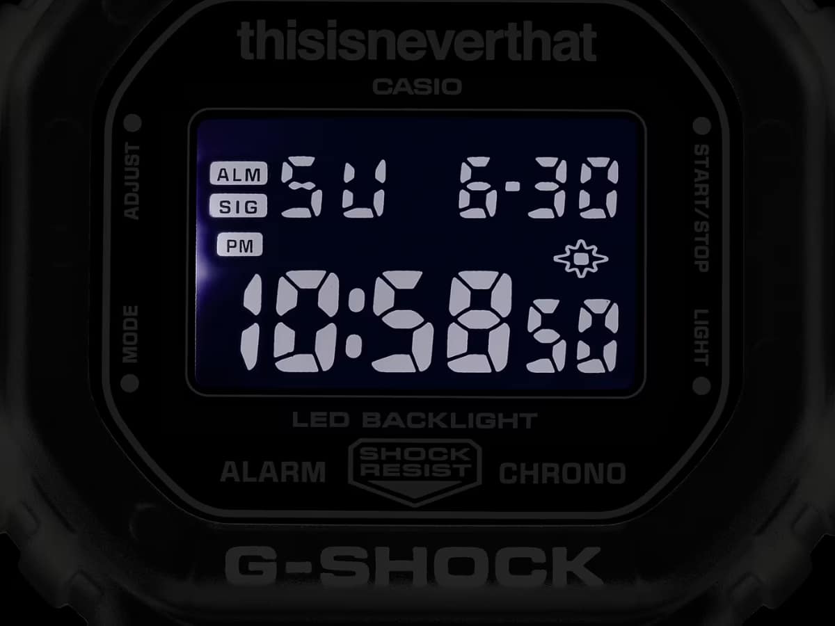 Casio g shock x thisisneverthat dw 5600tnt 7 9