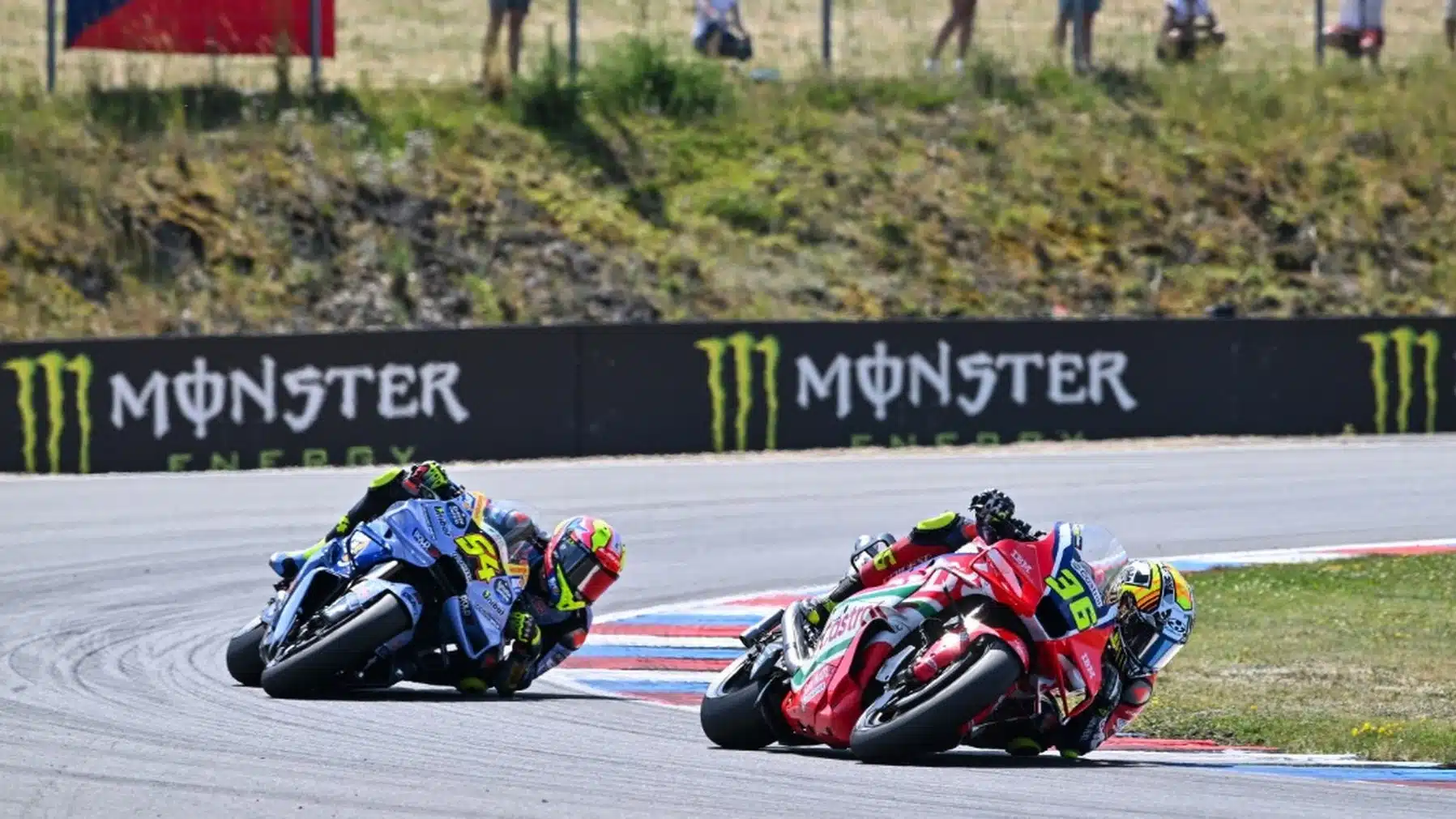 Mir – the only rider to use the soft rear – held off Fermin Aldeguer for fifth