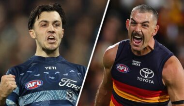 TEAMS: Premiership Cat left out again, Crows get a boost