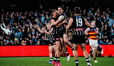 Match report: Power dent Crows' top-four hopes with dominant Showdown win