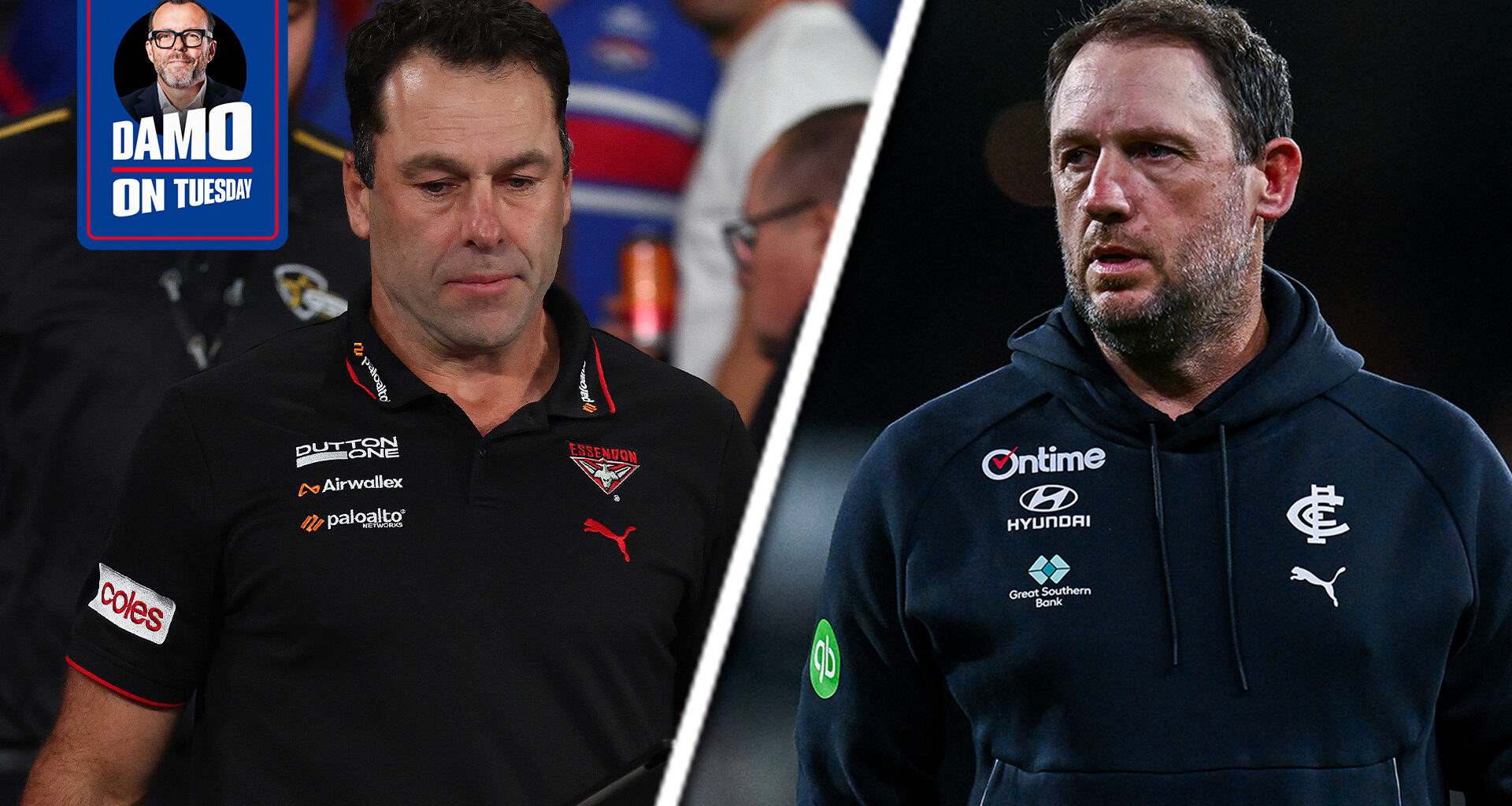 BARRETT: Two coaches, two big clubs, and two very different problems