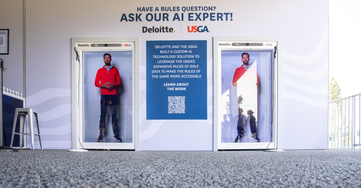 Deloitte helping rules of golf at U.S. Open with AI technology