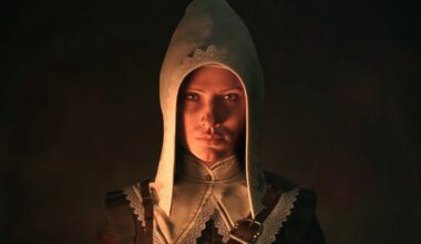 Noa Brooklyn - The witch from 1666 Amsterdam looking into the camera