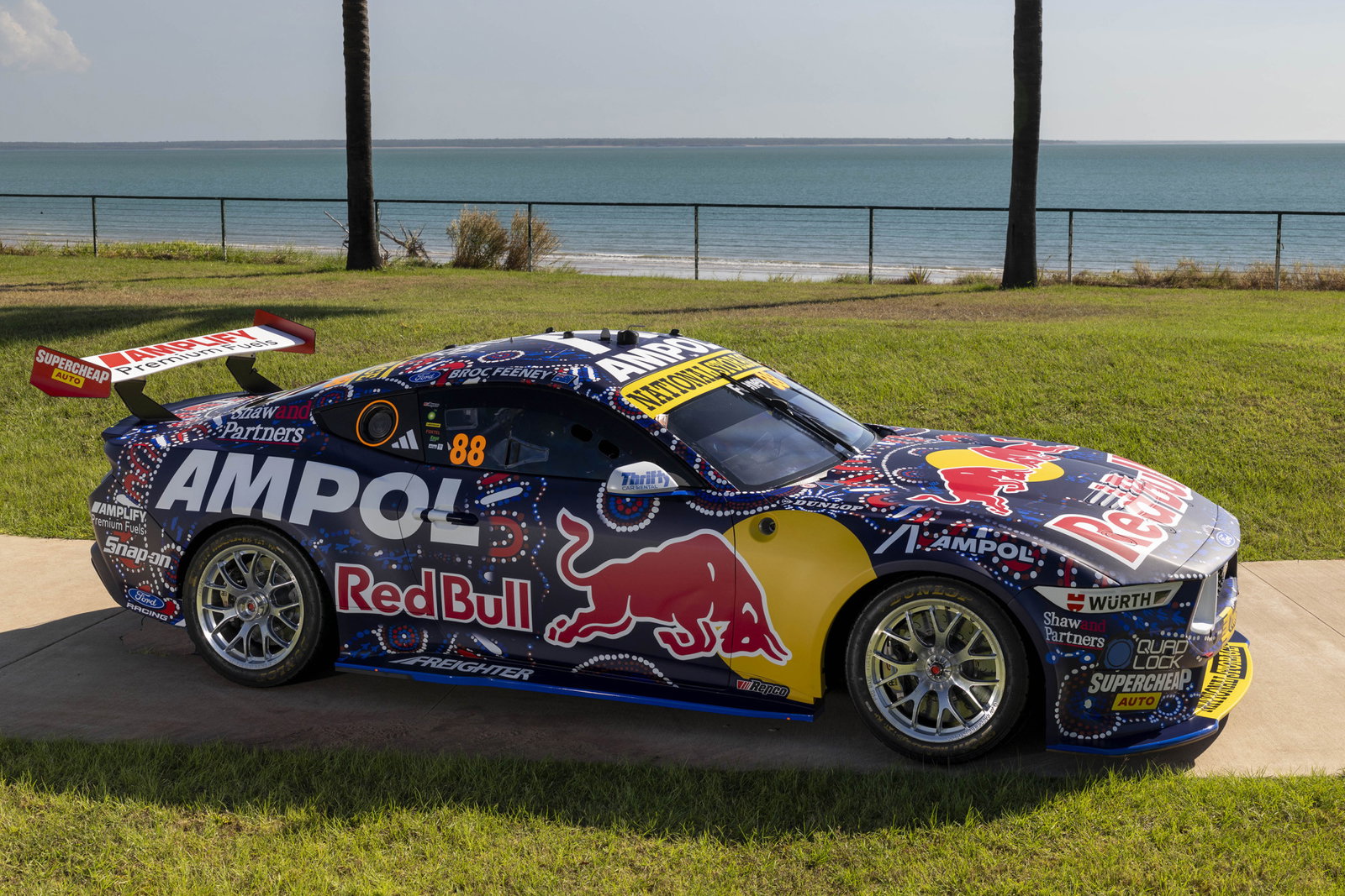 Triple Eight unveils student-designed Indigenous livery