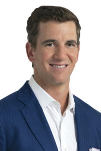 Eli Manning, partner at Brand Velocity Group and former NFL quarterback