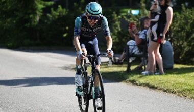 Lenny Martinez was second only to Tadej Pogacar in the final mountain stage at this year's Tour de Suisse