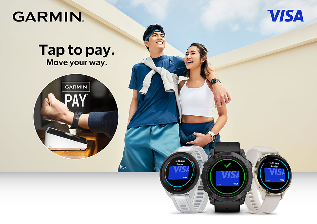 Visa, Garmin enable contactless payments in the Philippines via Garmin Pay