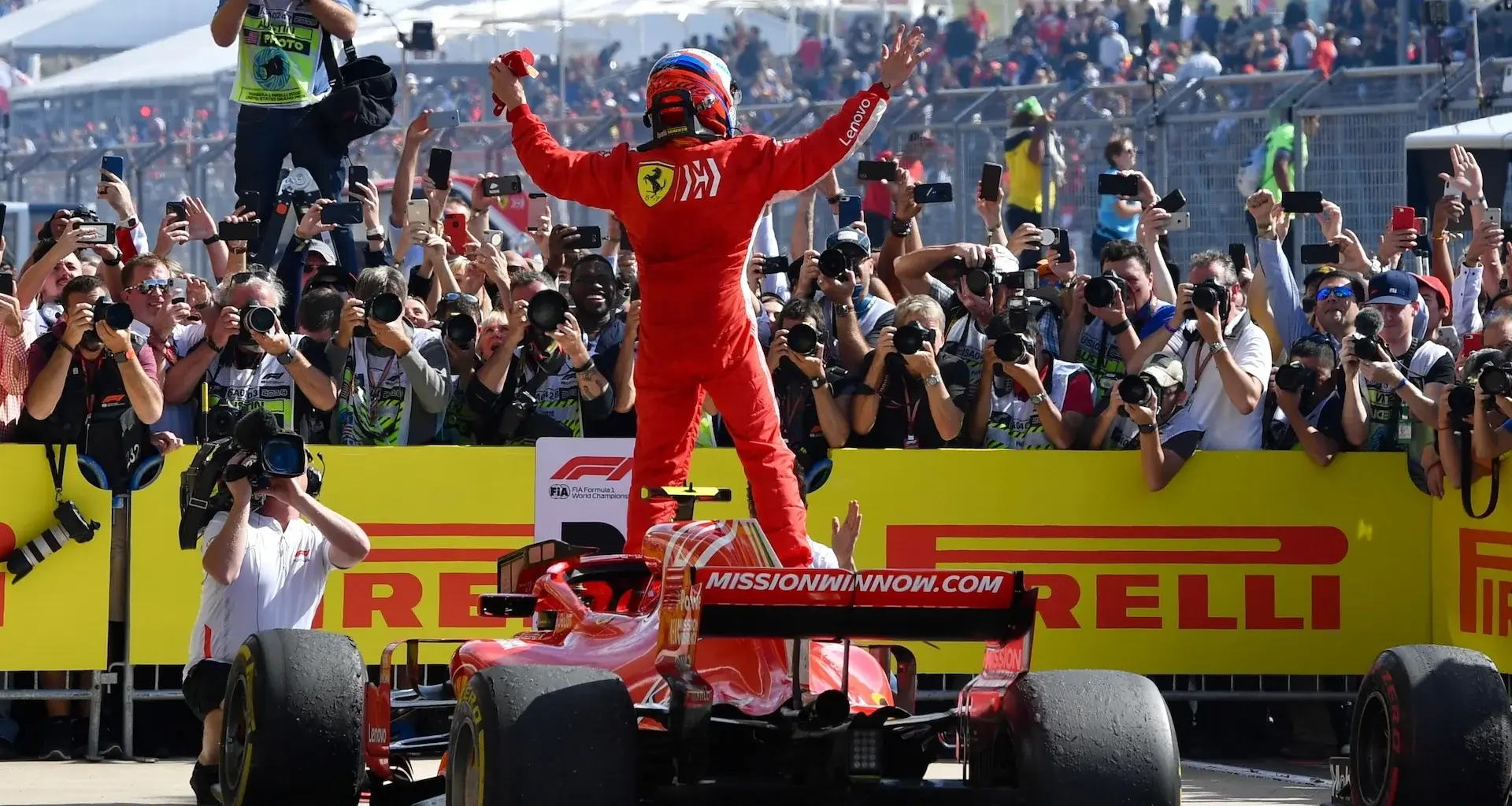 BARCELONA, SPAIN - JUNE 14: Race winner Lewis Hamilton of Great Britain and Scuderia Ferrari