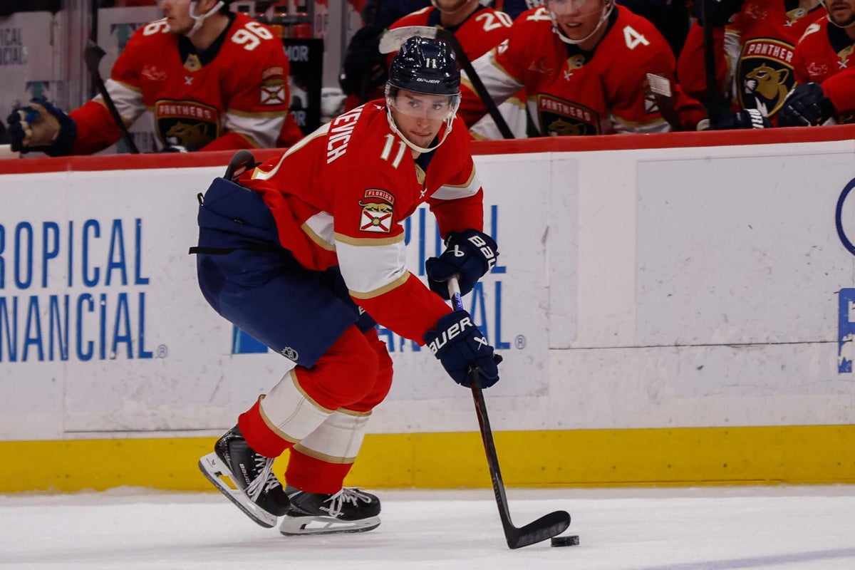 Panthers trade forward Mackie Samoskevich to Kraken for pair of draft picks