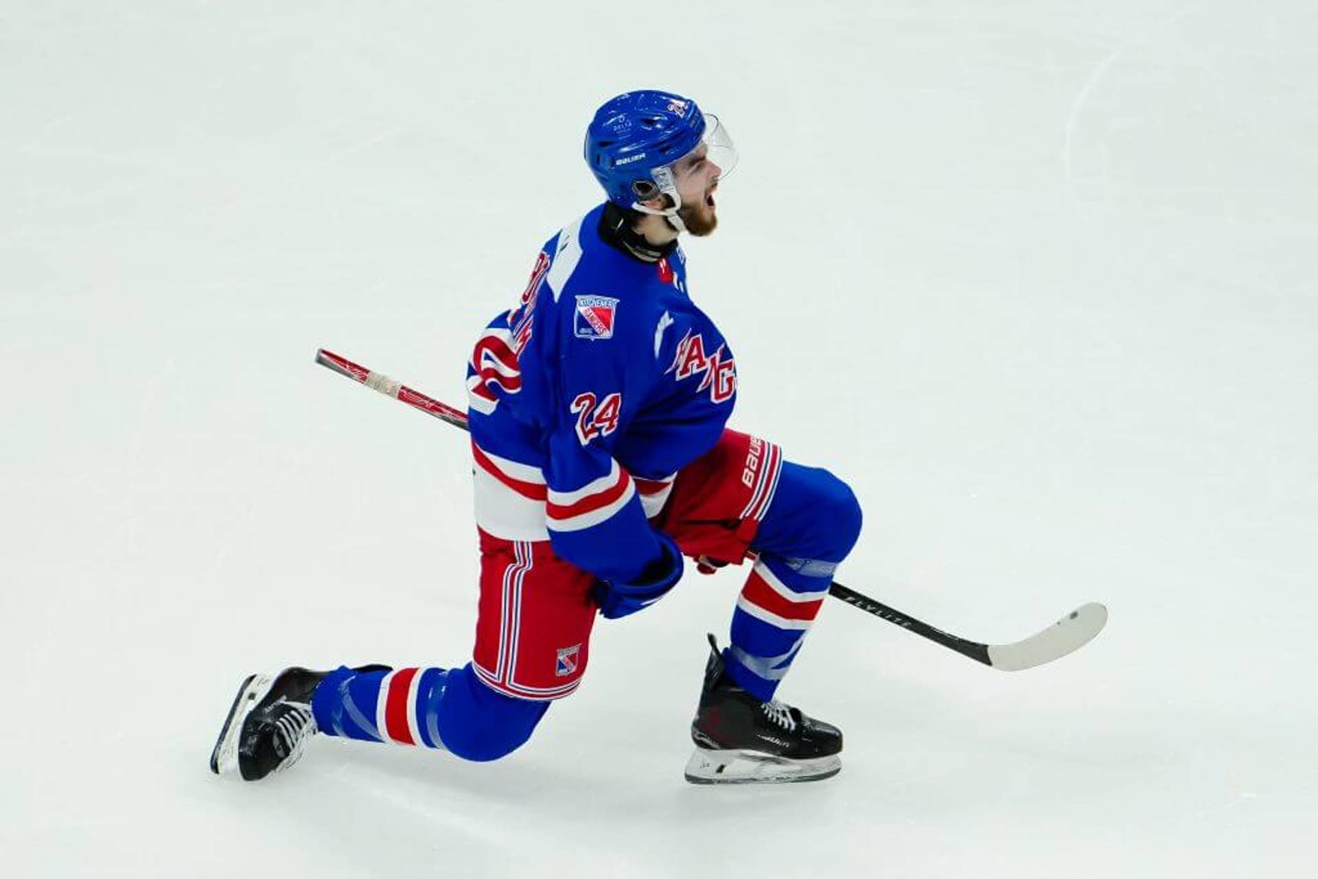 Pridham celebrates with the Kitchener Rangers
