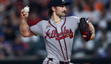 Braves’ Spencer Strider leaves start after significant dip in velocity