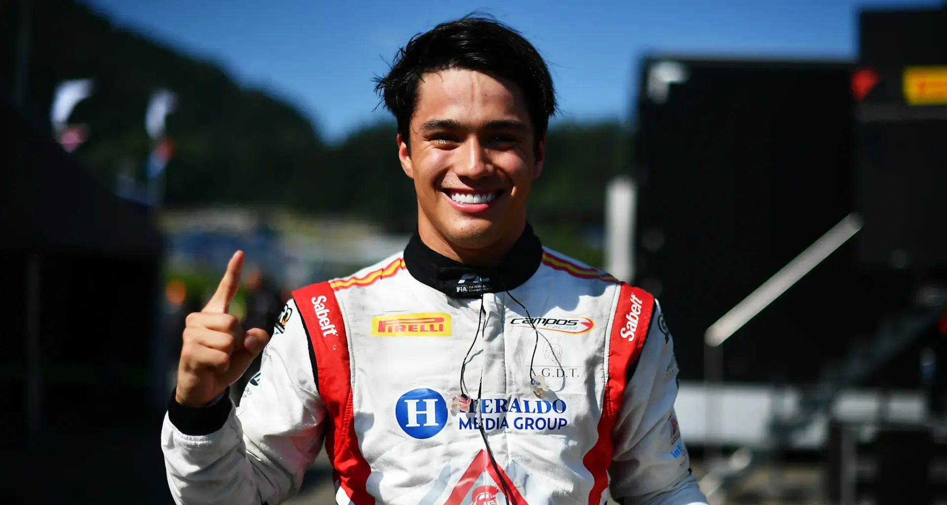 MELBOURNE, AUSTRALIA - MARCH 08: Rafael Camara of Brazil and Invicta Racing (1) leads Dino