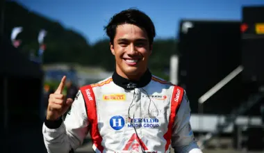 MELBOURNE, AUSTRALIA - MARCH 08: Rafael Camara of Brazil and Invicta Racing (1) leads Dino