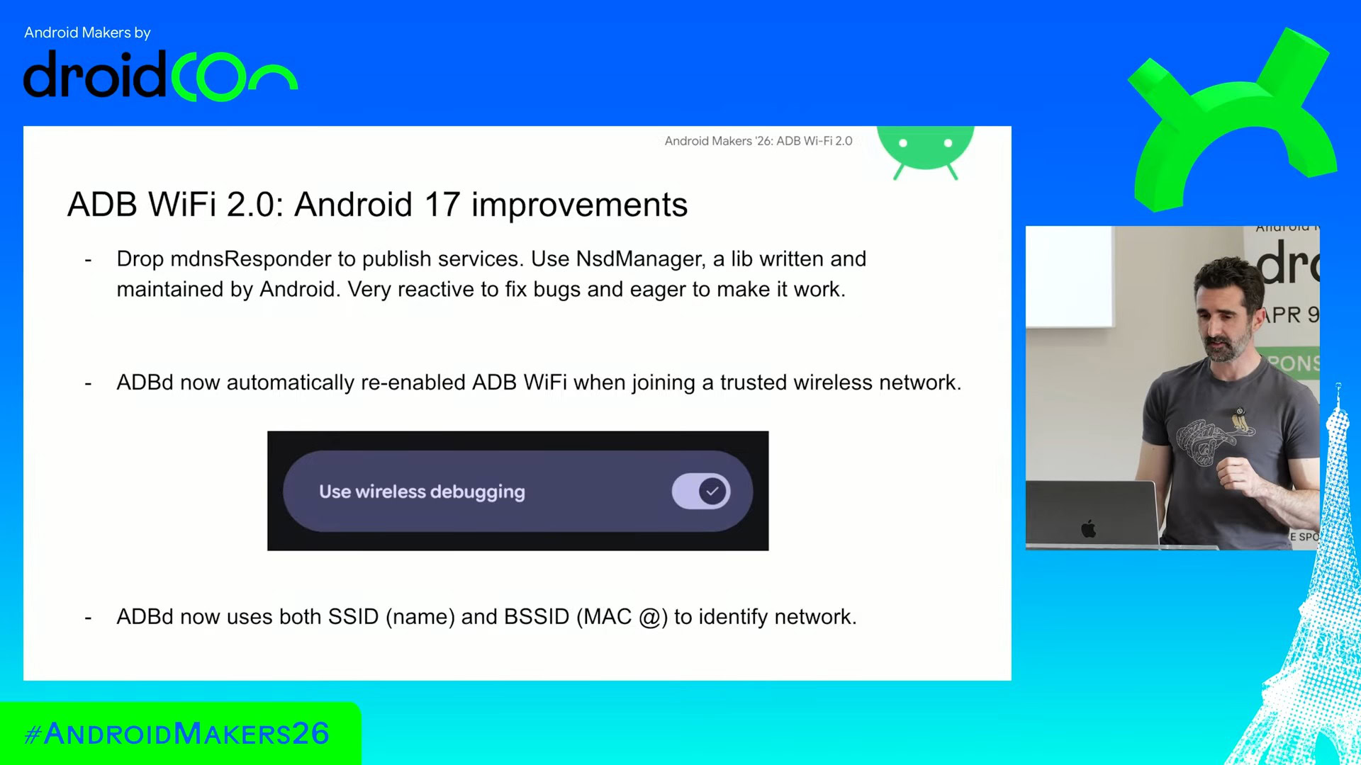 Google ADB Wi Fi 2.0 with Android 17
