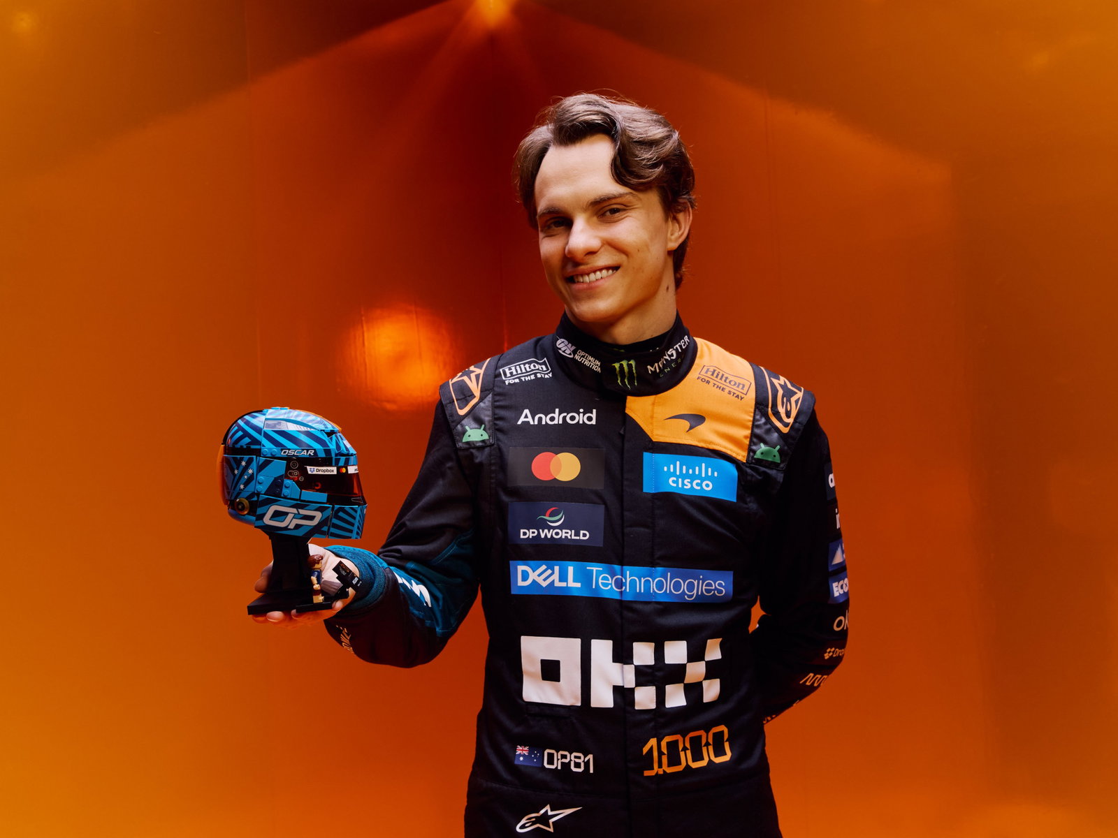 Lego releases Oscar Piastri helmet set for 1000th race